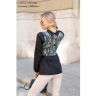 BLUE NATURE Nilla felső (fekete mintás)