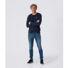 RETRO JEANS Zenit Long Round 20 hosszúujjú felső (sötétkék)