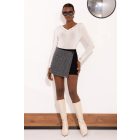 AMNESIA 2627-6015 Kelon short (geometrikus mintás/fekete)