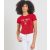 RETRO JEANS 21w081-r18c060 Muriel póló (piros)