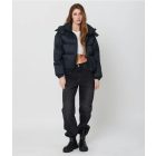 RETRO JEANS 22Y003-T19D030 Pavlova kabát (fekete)