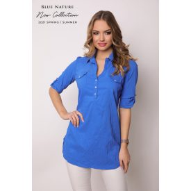 BLUE NATURE 3 patentos ingtunika (királykék)