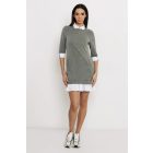 AMNESIA 2617-2053 Vezin tunika (szürke/ekrü)