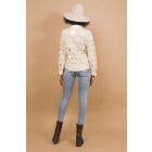 AMNESIA  2516-2002 Zeike csipke  felső (bézs)