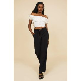 AMNESIA 2517-6051 Lucilla nadrág (fekete)