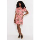 AMNESIA 2617-4015 Deli ruha (pink/betűs)