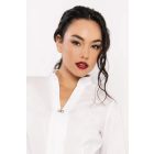 AMNESIA 2527-2001 Rapa blúz (fehér)