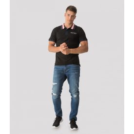 RETRO JEANS Pavo póló (fekete)