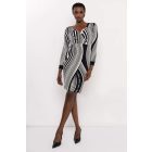 AMNESIA 2527-4015 Monsa ruha (fekete/fehér)