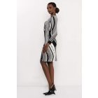 AMNESIA 2527-4015 Monsa ruha (fekete/fehér)