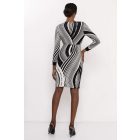 AMNESIA 2527-4015 Monsa ruha (fekete/fehér)