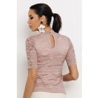 AMNESIA 2617-2015 Berka csipke felső (púder)