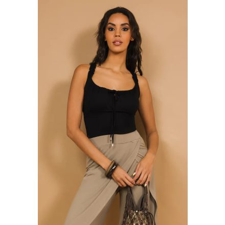AMNESIA 2517-2169 Szanza top (fekete)