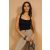 AMNESIA 2517-2169 Szanza top (fekete)