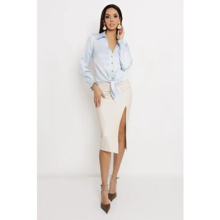 AMNESIA 2617-2051 Raffi blúz (világoskék)