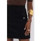 AMNESIA 2527-5009 Gary szoknya (fekete)