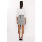 AMNESIA 2527-5007 Kori szoknya (szürke/fekete)