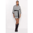 AMNESIA 2527-3011 Etili poncsó (szürke/fekete)