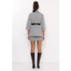 AMNESIA 2527-3011 Etili poncsó (szürke/fekete)