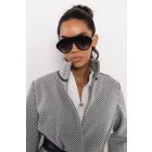 AMNESIA 2527-3011 Etili poncsó (szürke/fekete)