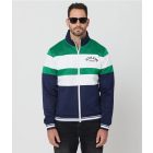 RETRO JEANS 11y037-t16b247 Jerez zipup cipzáras melegítőfelső (zöld/kék/fehér)