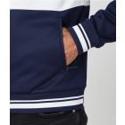RETRO JEANS 11y037-t16b247 Jerez zipup cipzáras melegítőfelső (zöld/kék/fehér)