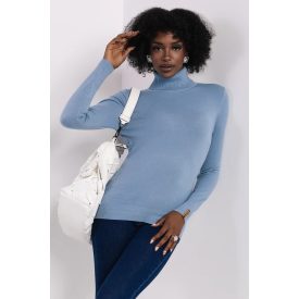 AMNESIA 2523-1003 Bodza pulóver (világoskék)