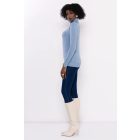 AMNESIA 2523-1003 Bodza pulóver (világoskék)