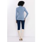 AMNESIA 2523-1003 Bodza pulóver (világoskék)