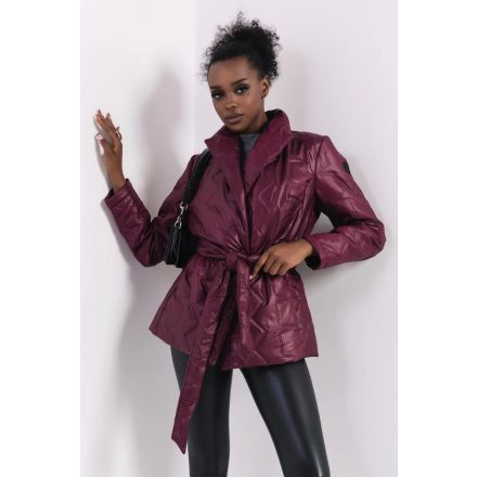 AMNESIA 2527-3020 Lizel kabát (bordó)