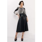 AMNESIA 2527-2039 Balan felső (fekete/fehér)