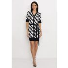 AMNESIA 2617-4006 Petta ruha (fekete mintás)