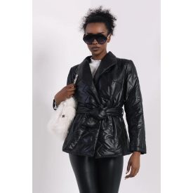 AMNESIA 2527-3020 Lizel kabát (fekete)