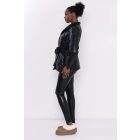 AMNESIA 2527-3020 Lizel kabát (fekete)