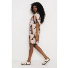 AMNESIA 2617-4015 Deli ruha (bézs betűs)