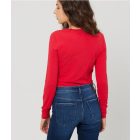 RETRO JEANS 21w062-r18c060 Karri longsleeve póló (piros)