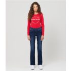 RETRO JEANS 21w062-r18c060 Karri longsleeve póló (piros)