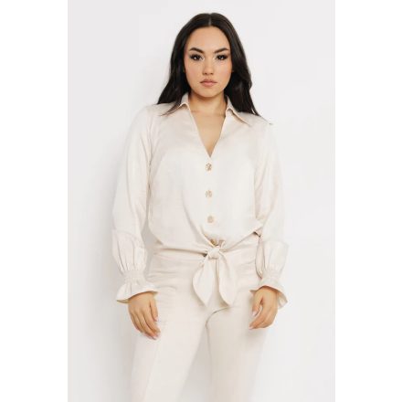 AMNESIA 2617-2051 Raffi blúz (krém)