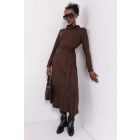 AMNESIA 2527-4023 Enka ruha (csokoládé)