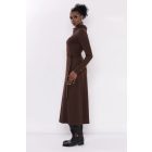 AMNESIA 2527-4023 Enka ruha (csokoládé)