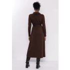 AMNESIA 2527-4023 Enka ruha (csokoládé)