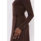 AMNESIA 2527-4023 Enka ruha (csokoládé)