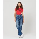 RETRO JEANS 21w032-r13b076 Lolly póló (hibiszkusz)