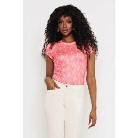 AMNESIA 2617-2074 Xihin felső (pink/betűs)