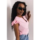 AMNESIA 2617-2084 Gombi blúz (rózsaszín )