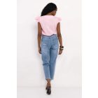 AMNESIA 2617-2084 Gombi blúz (rózsaszín )