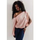 AMNESIA 2617-2058 Marcella blúz (púder)