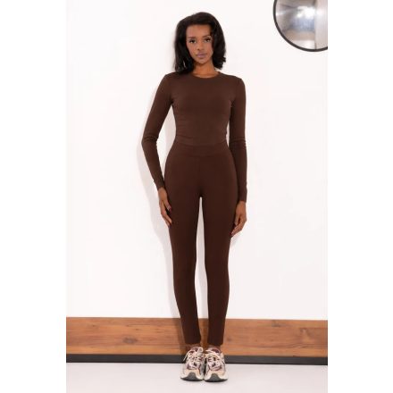 AMNESIA 2627-6019 Nanetta leggings (csoki)