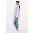 AMNESIA 2616-2001 Sapere csíkos ing (kék-fehér csíkos)