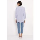 AMNESIA 2616-2001 Sapere csíkos ing (kék-fehér csíkos)